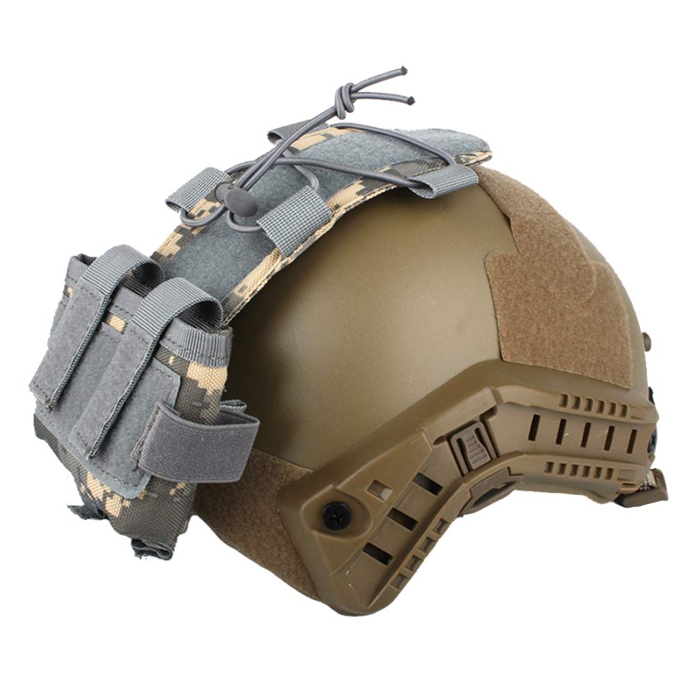 BREEZEY Pouch MK2 Battery Case for Helmet - Camo Hunting & Airsoft Helmet Accessory - Balance Weight Bags & Battery Storage Pouch - Perfect for Tactical Gear, Outdoor Adventures & Military Use