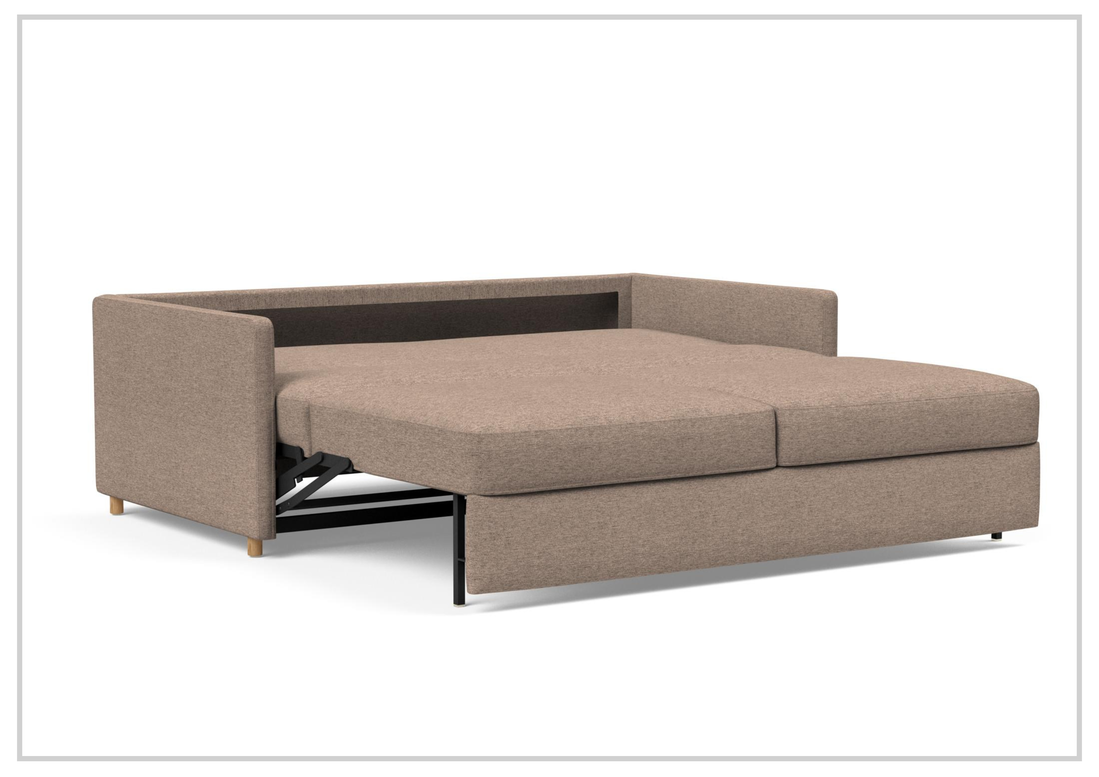 Innovation Living Neah Fabric 2-Seater King Size Sleeper Sofa Bed - Convertible Comfort for Small Spaces & Guest Rooms