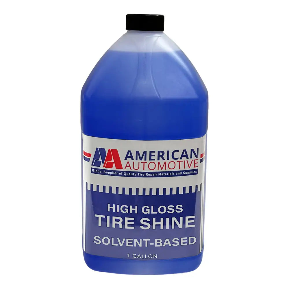 AA 1 Gallon High Gloss Tire Shine - Solvent-Based Tire Polish for Cars, Trucks & Motorcycles - Long-Lasting Shine & UV Protection - Perfect for Car Detailing, Auto Shows & Daily Vehicle Care