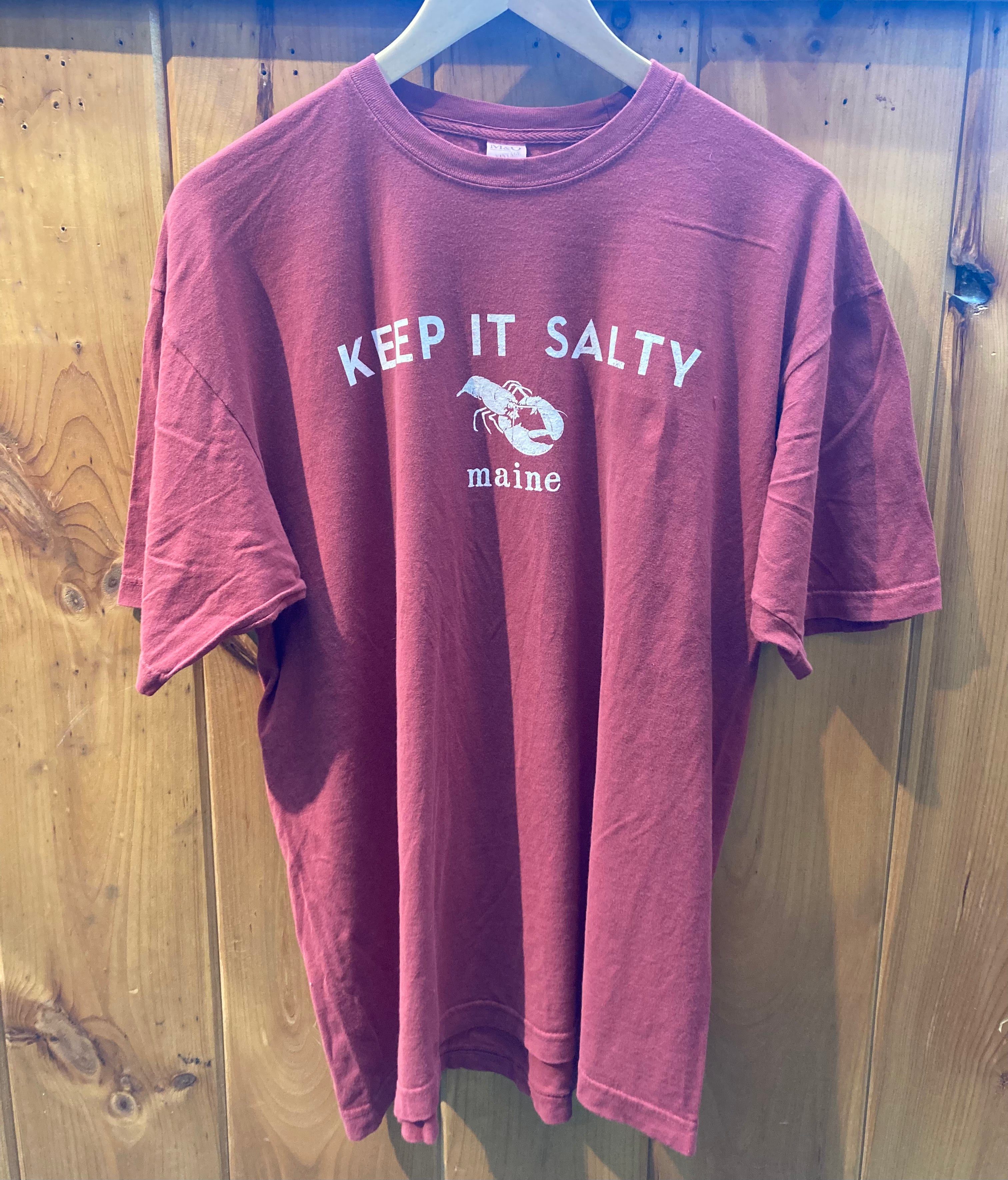 Keep it Salty T-Shirt - Funny Graphic Tee for Men & Women - Casual Cotton Shirt for Beach, Surfing & Summer Outfits