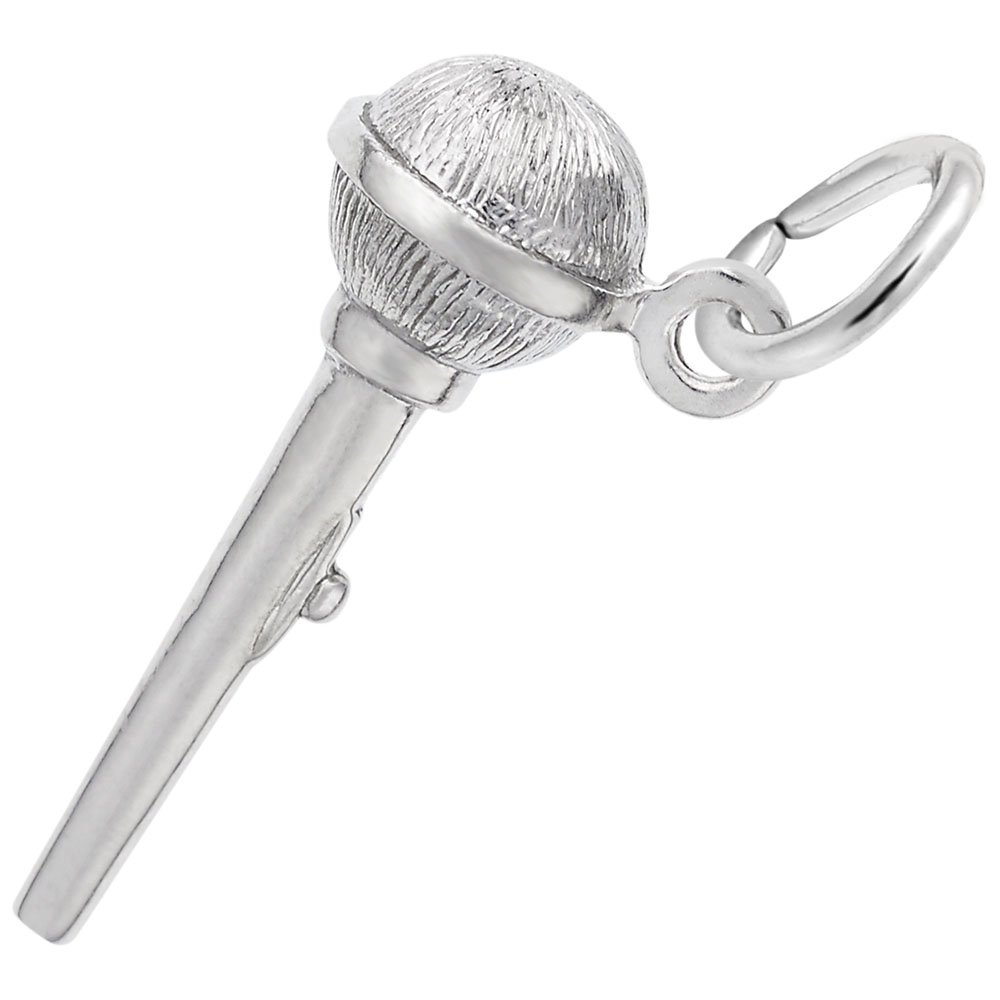 Microphone Charm - Cute Mini Mic Pendant for DIY Bracelets & Necklaces - Perfect for Music Lovers & Jewelry Making