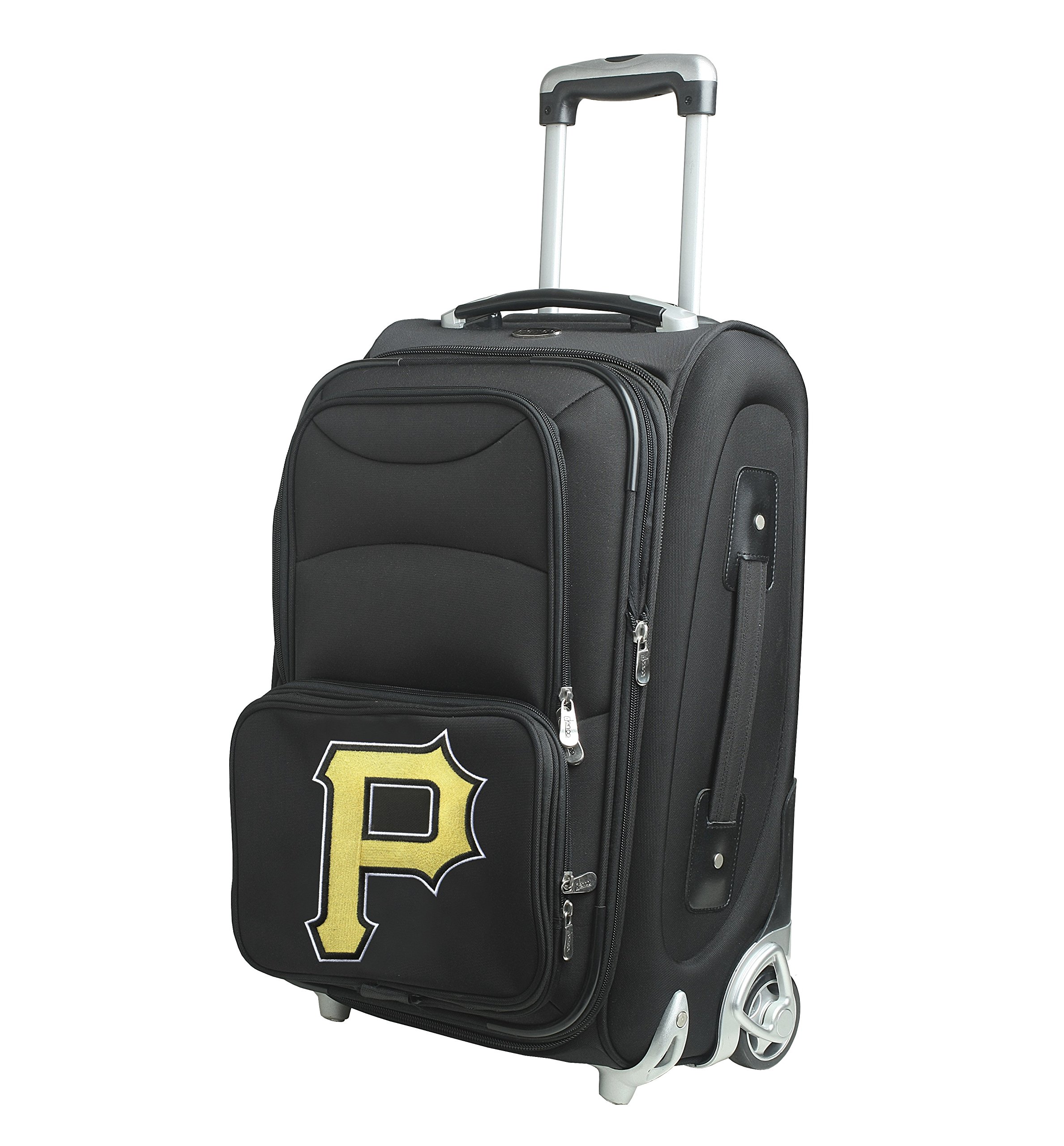 Denco 21-Inch Black Skate Wheel Carry-On Luggage - Lightweight Spinner Suitcase for Air Travel, Business Trips & Weekend Getaways