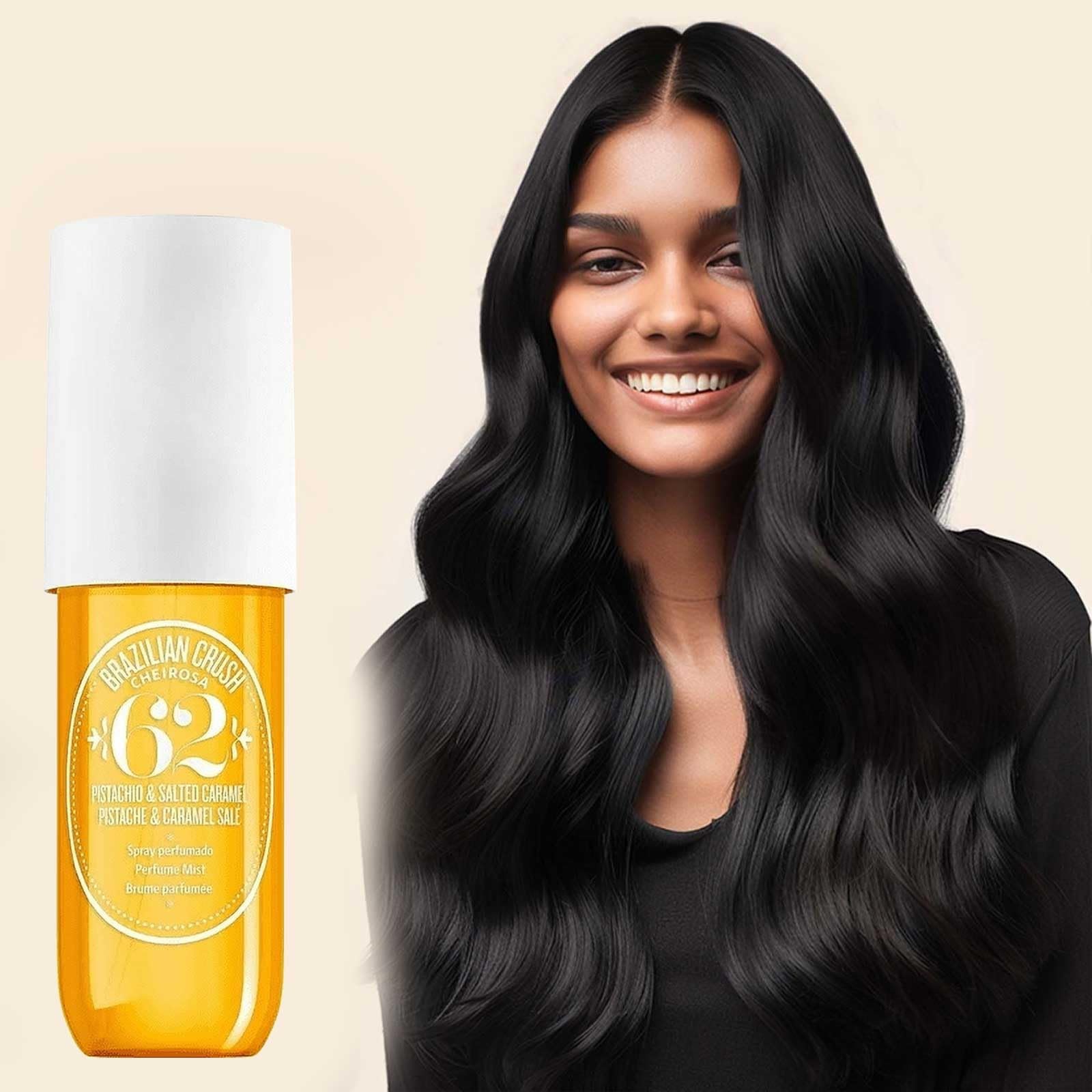 Brazilian Perfume Spray for Women - Long Lasting Eau de Toilette, Janeiro Body Mist & Hair Fragrance | Moisturizing Body Splash with Hydrating Formula (#62) - Perfect for Daily Wear, Date Nights & Special Occasions
