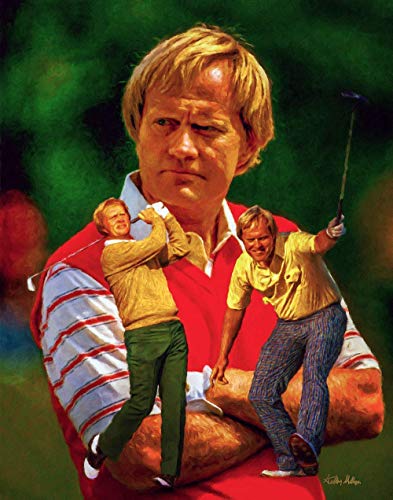 Jack Nicklaus Golf Art Print - Perfect for Home & Office Decor
