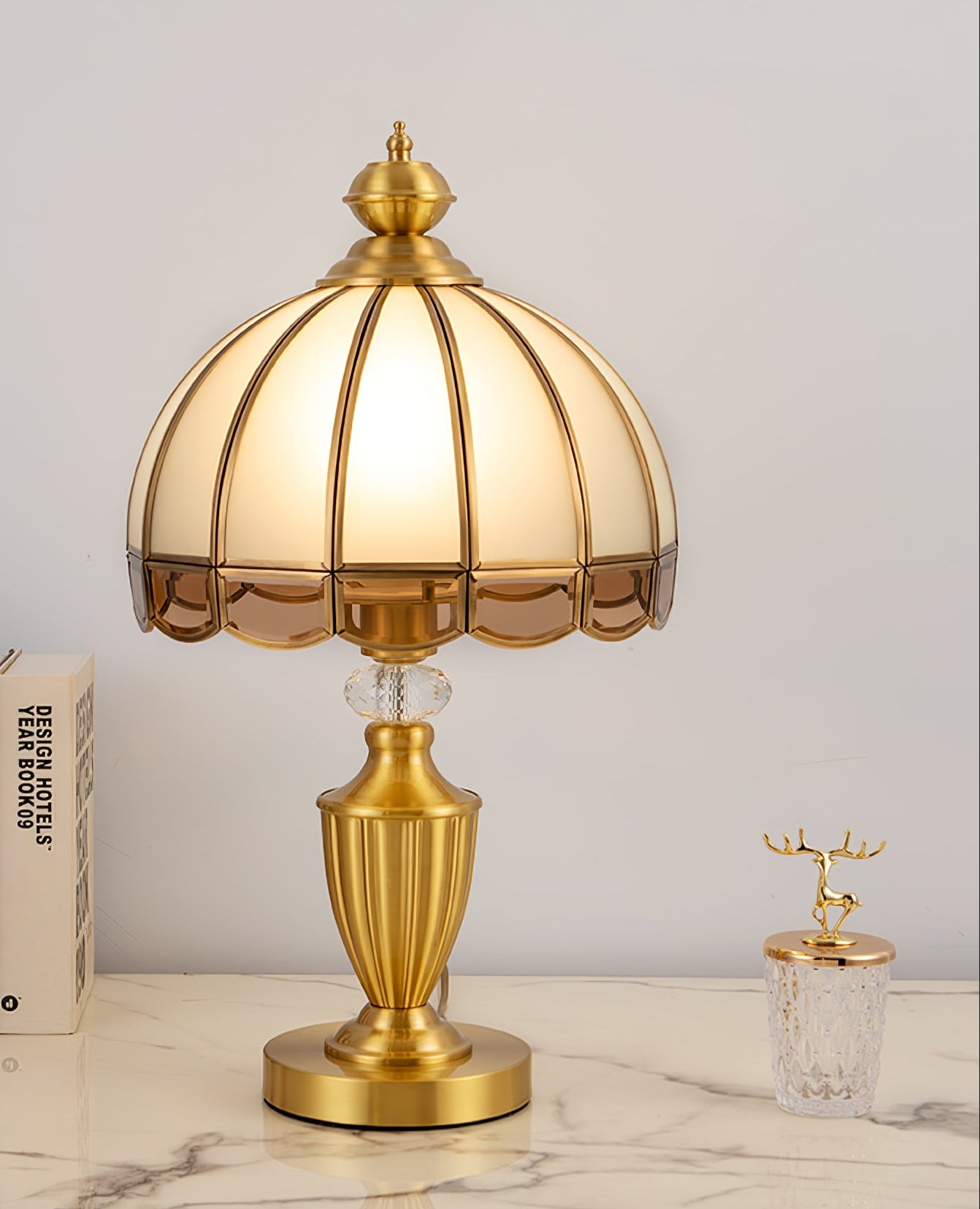 Clarissa Table Lamp - Modern LED Bedside Lamp with USB Port, Adjustable Brightness for Bedroom, Living Room & Office - Perfect for Reading, Working & Relaxing