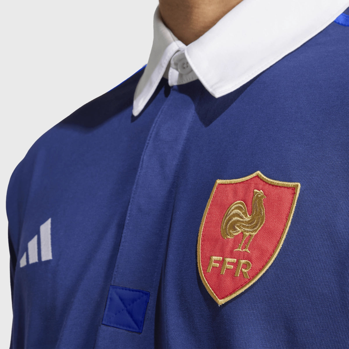 Adidas France Rugby Men's Culture Jersey 2024/25 - Official Fan Soccer Shirt for Sports & Casual Wear - Perfect for Match Days, Training, and Everyday Outfits