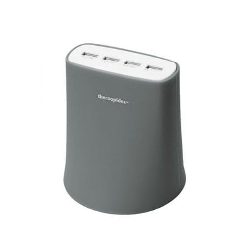 Thecoopidea Jelly 4-Port USB Charger (5.1A) - Fast Charging for iPhone, Android, iPad & More | Perfect for Home, Office & Travel