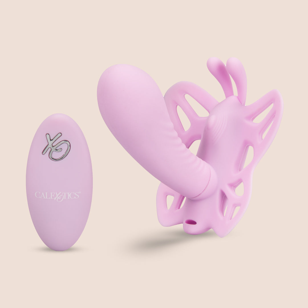 Venus Butterfly® Silicone Remote Control Vibrator | Hands-Free Dual Stimulation Clitoral & G-Spot Massager for Women | Perfect for Couples Play & Solo Pleasure