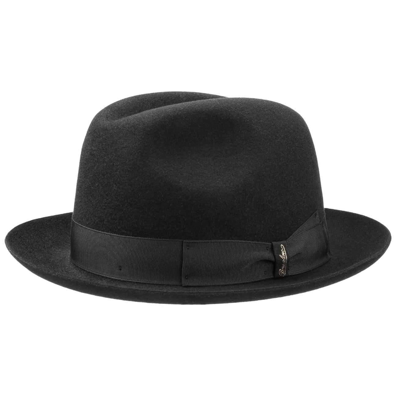Borsalino Georgio Fur Felt Hat for Men - Classic Winter Fedora with Wide Brim - Perfect for Outdoor Events, Weddings & Cold Weather Fashion