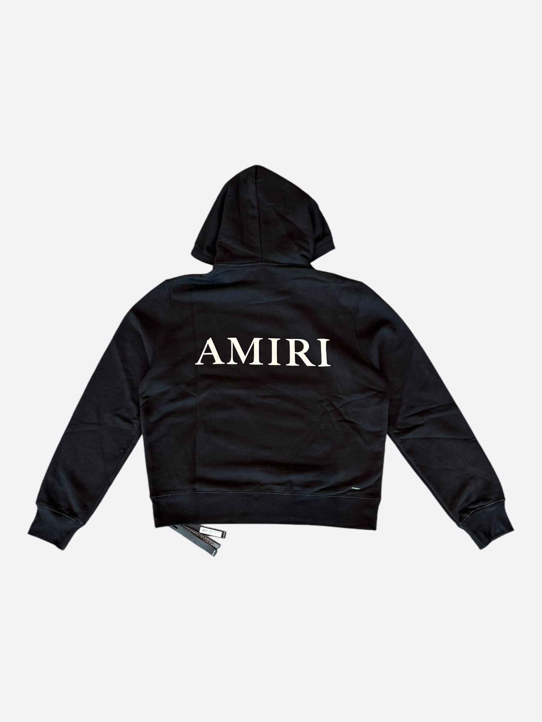 Amiri Black Puff MA Logo Hoodie for Men - Premium Streetwear Pullover with Embroidered Design | Perfect for Casual Outfits, Street Style & Urban Fashion