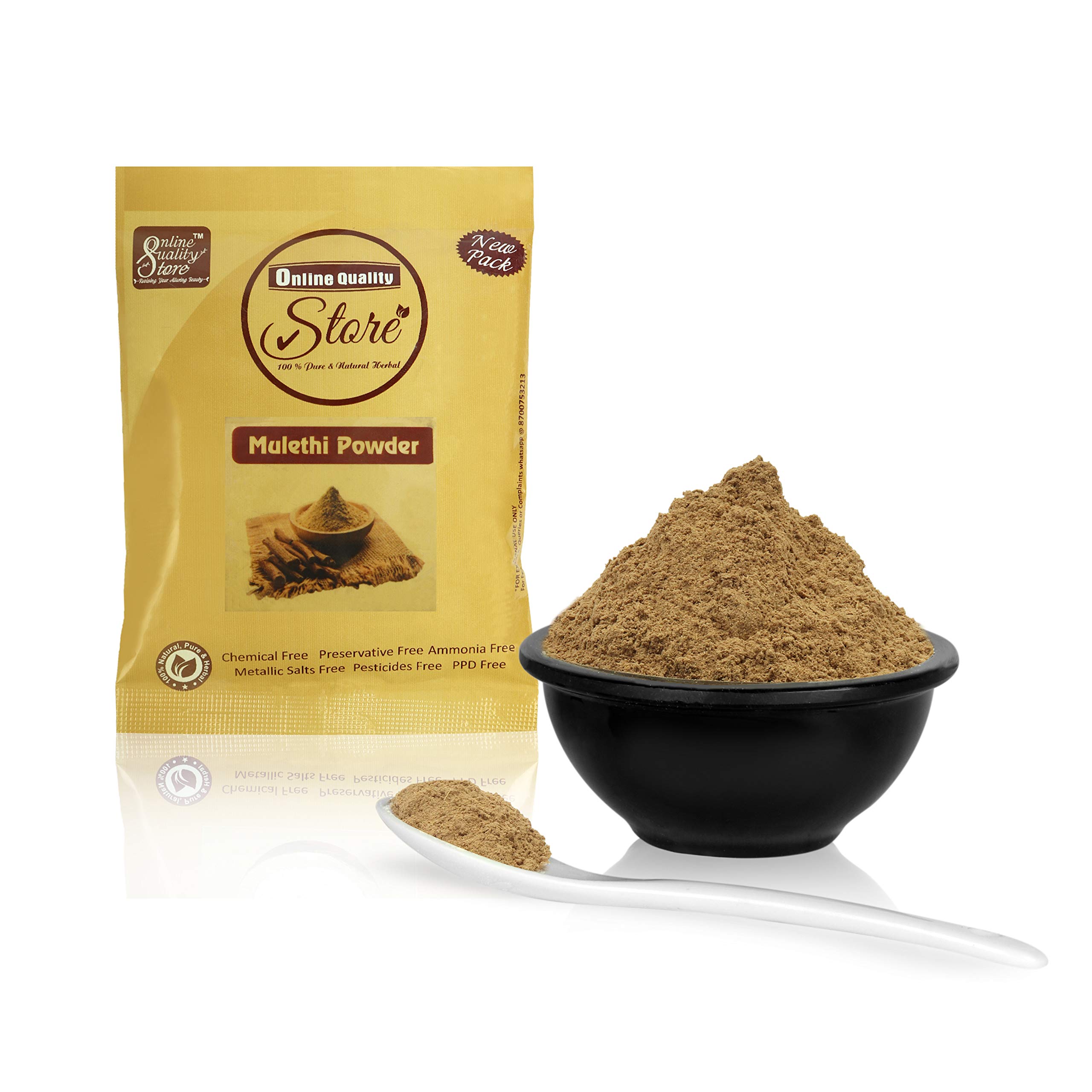 Premium Kasturi Haldi Powder (Wild Turmeric) - 50g | Organic Chandan (Sandalwood) Powder - 50g | Pure Mulethi (Licorice Root) Powder - 50g | Herbal Ayurvedic Spices for Skin Care, Cooking & Wellness
