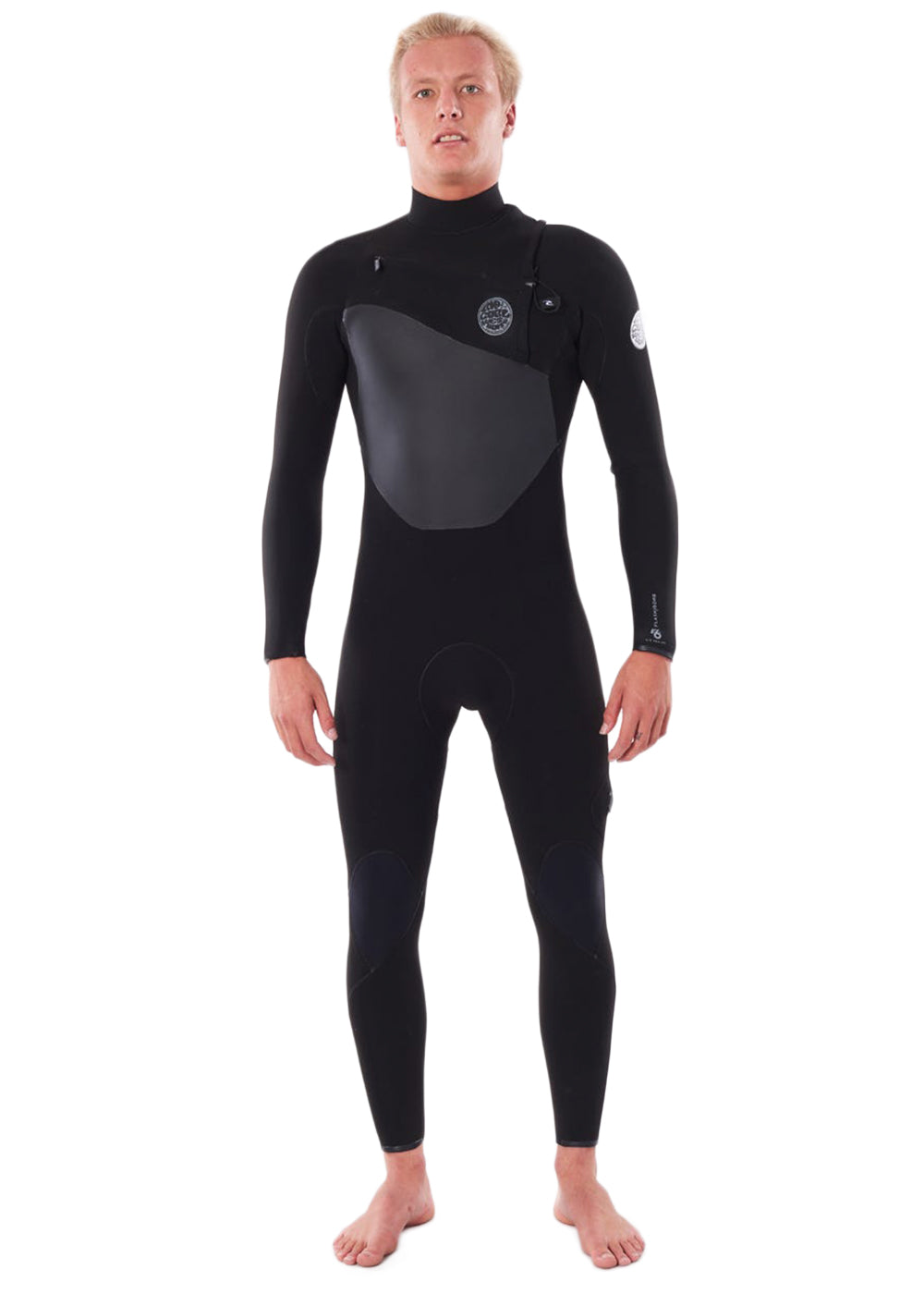 Rip Curl Men's Flashbomb 3/2mm GB Chest Zip Steamer Wetsuit - Premium Surfing Wetsuit for Cold Water - Perfect for Surfing, Diving & Water Sports