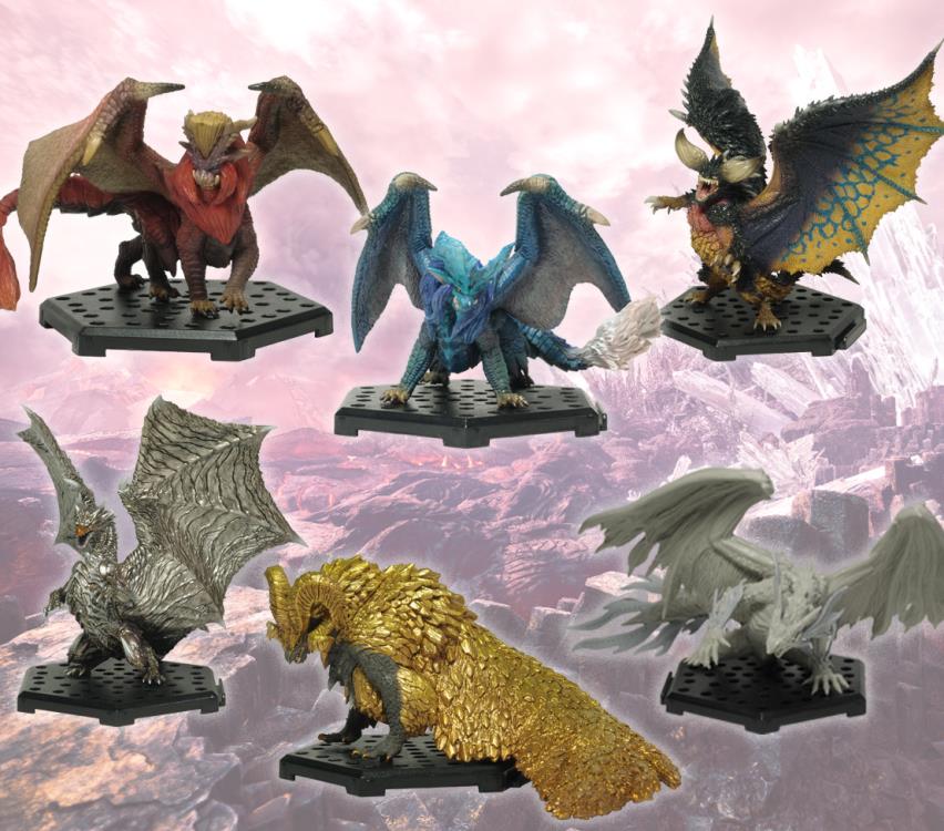 Capcom Figure Builder Monster Hunter Plus Vol 13 - 6-Piece Trading Figures Box Set | Collectible Action Figures for Gamers & Anime Fans | Perfect for Display, Gifts, and Monster Hunter Collections