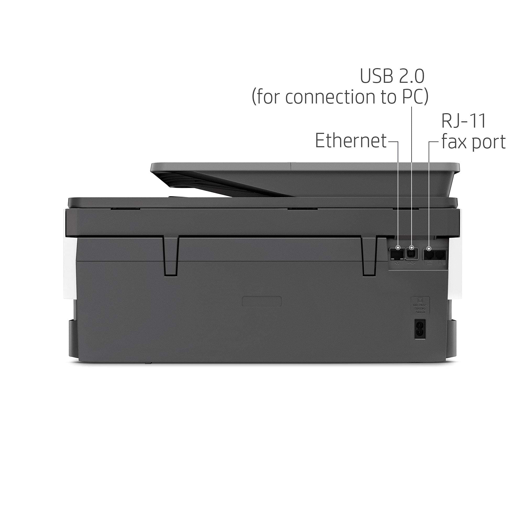 HP OfficeJet 8022 Wireless All-in-One Color Inkjet Printer with Scan, Copy & Fax | 3UC65A (Renewed) | Perfect for Home Office & Small Business Printing Needs