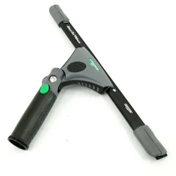 Unger Ninja Squeegee Channel 10” to 36” - Professional Window Cleaning Tool for Home & Commercial Use - Perfect for Glass Doors, Windows, and Shower Screens