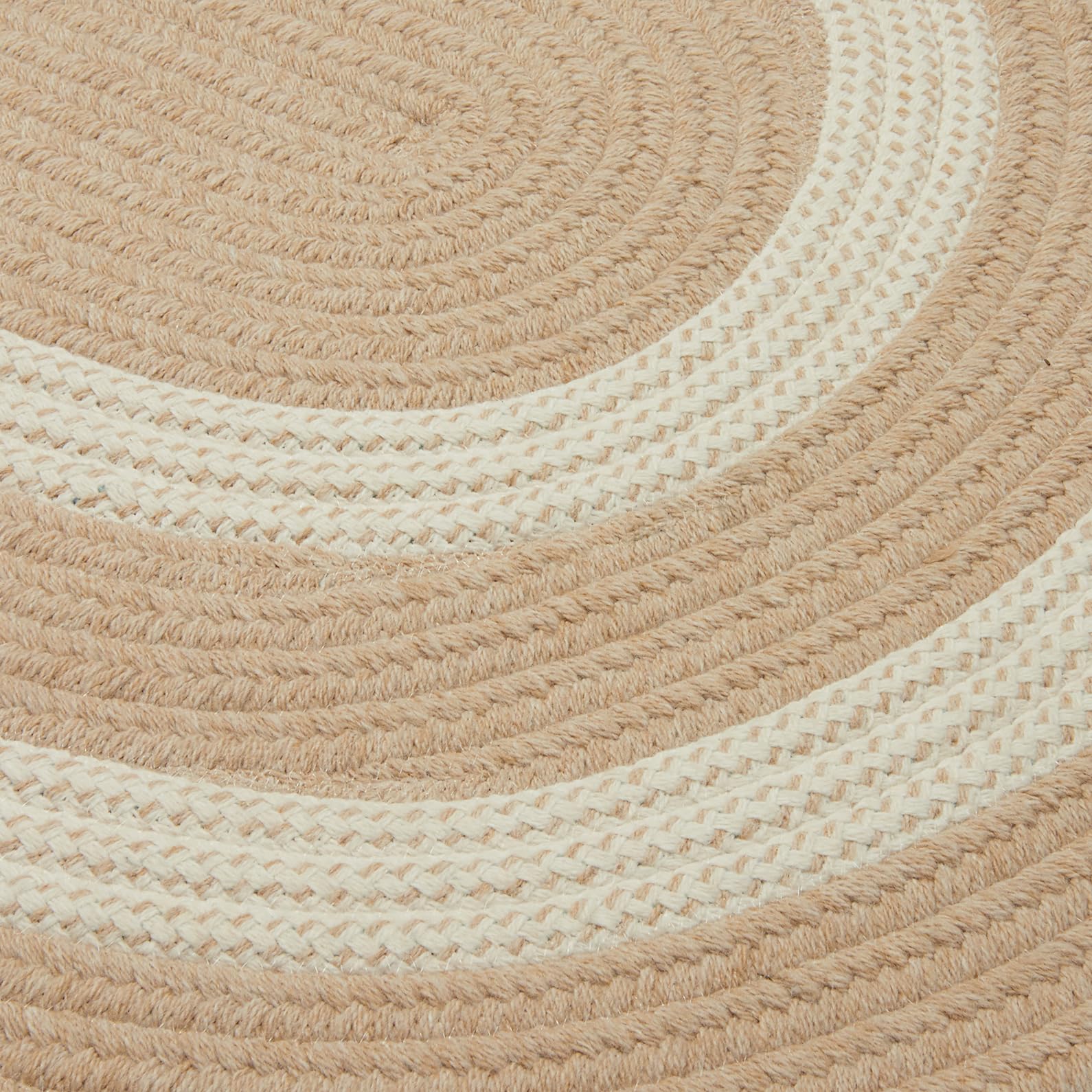 Premium 6' x 6' Round Graywood Area Rug in Natural Beige - Soft Handwoven Jute Fiber for Living Room, Bedroom & Boho Home Decor