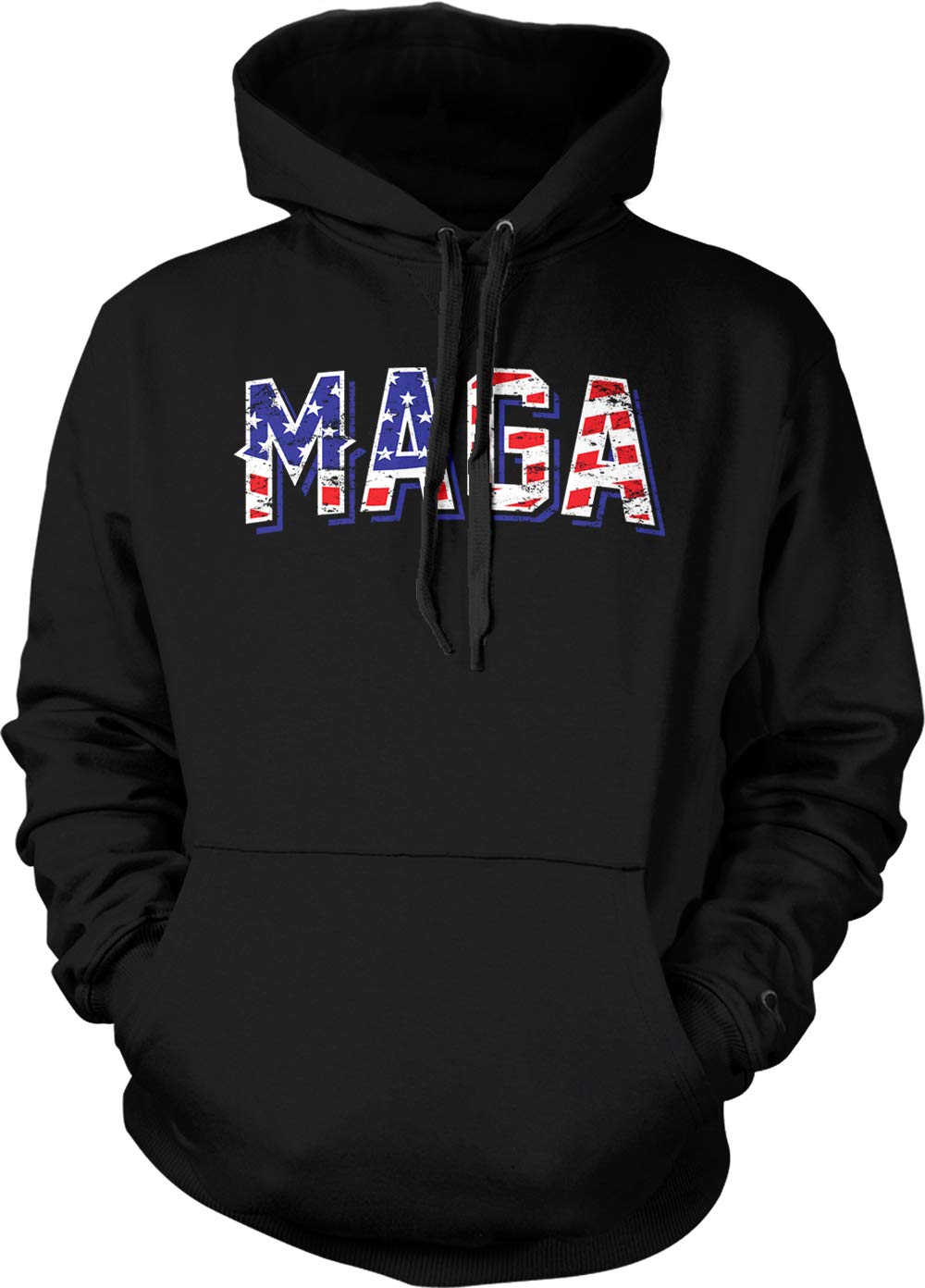 Make America Great Again Hoodie - Patriotic MAGA USA Flag Unisex Sweatshirt | Comfortable & Stylish for Political Rallies, Casual Wear & American Pride Events