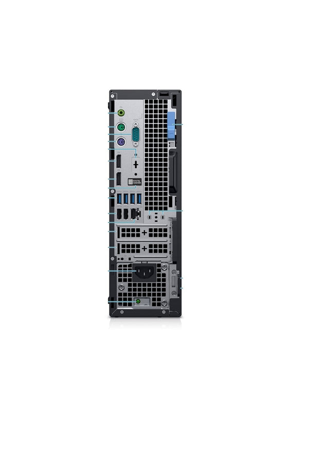 Refurbished Dell OptiPlex 7070 SFF Desktop PC - Intel Core i5-9500 3.0GHz, 16GB RAM, 256GB SSD, DVD-RW, Windows 10 Pro | Small Business & Home Office Computer for Productivity & Multitasking