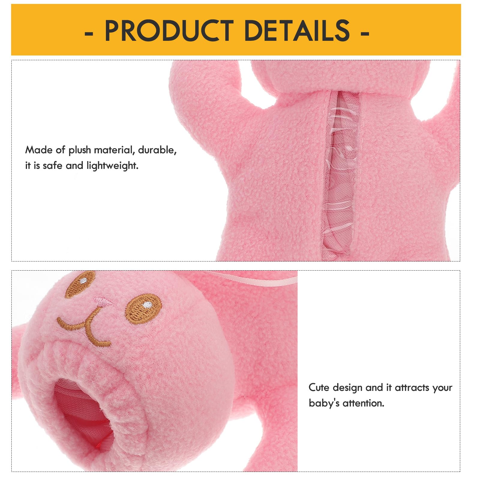 Bunny Shaped Detachable Bottle Holder Pillow - Portable Milk Bottle Support Cushion for Home, Outdoor & Travel - Perfect for Nursing, Baby Feeding, and Car Seat Comfort