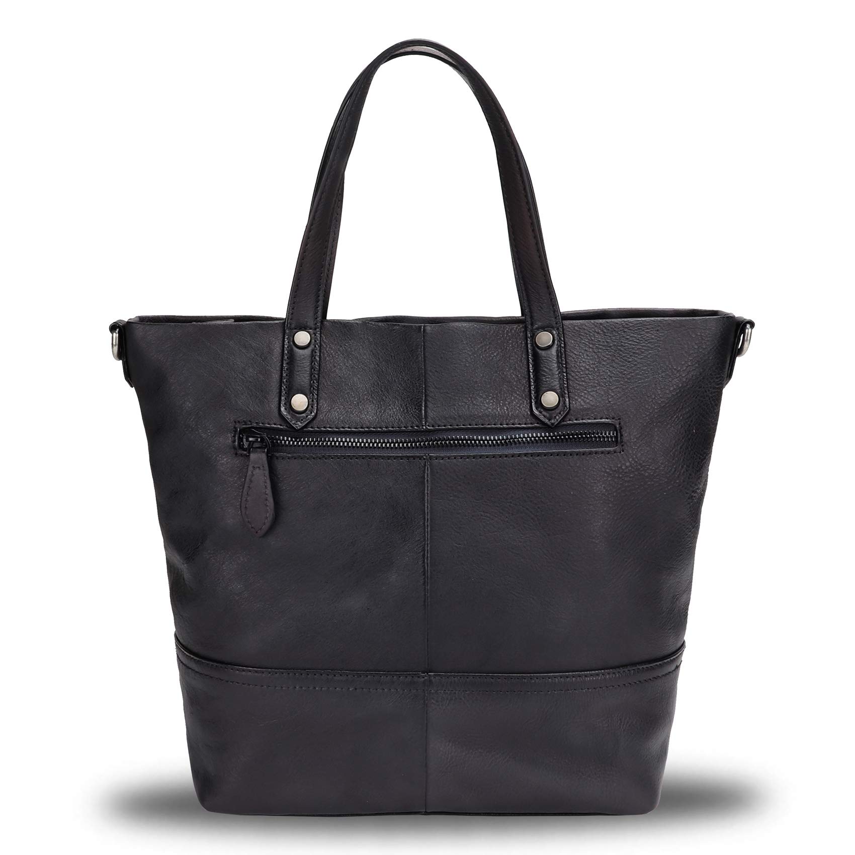 Genuine Leather Satchel Purses for Women - Top Handle Crossbody Shoulder Tote Handbag - Perfect for Work, Travel & Everyday Use