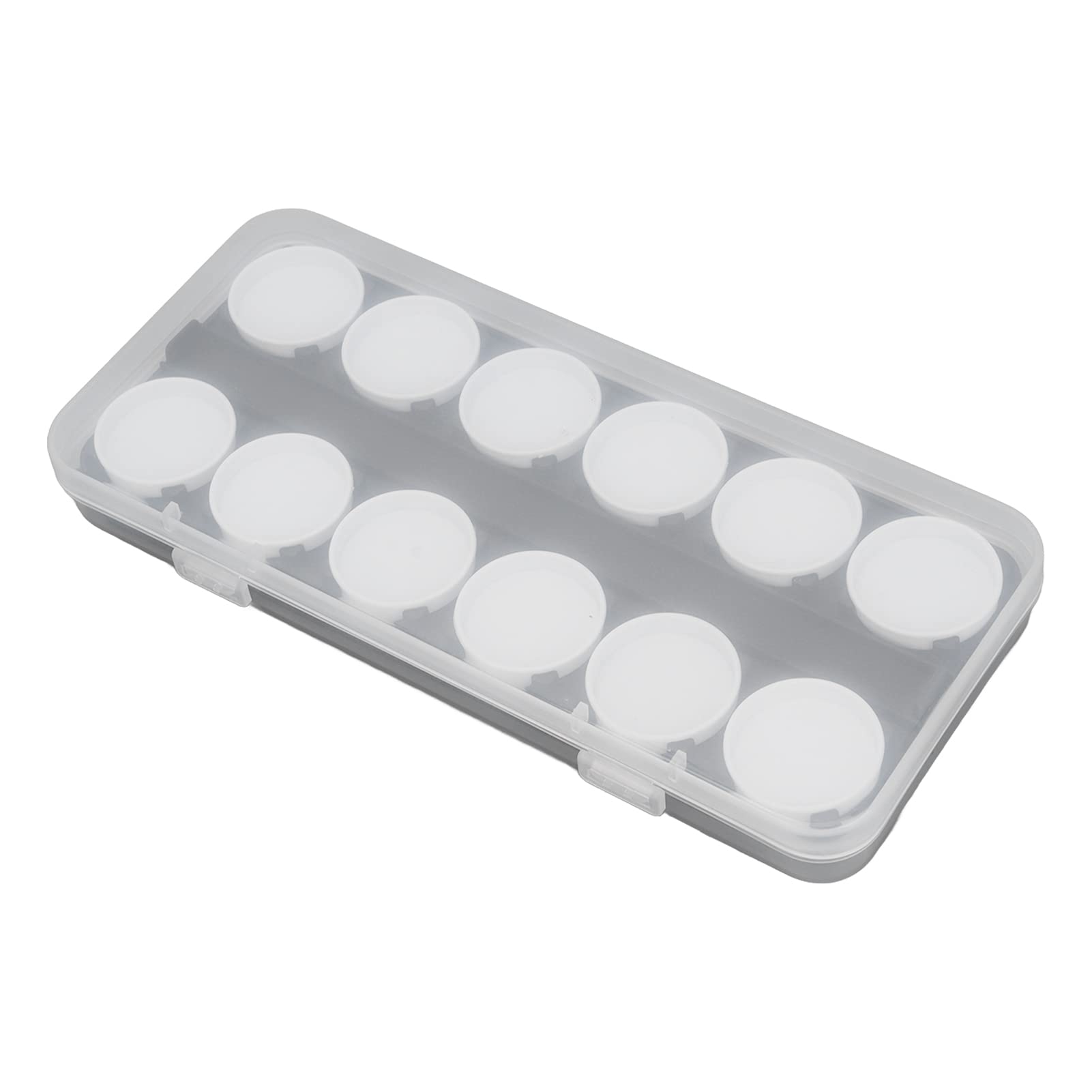 24 Grid Nail Paint Mixing Palette - Portable Nail Art Tool for Beginners & Professionals - Home & Salon Use