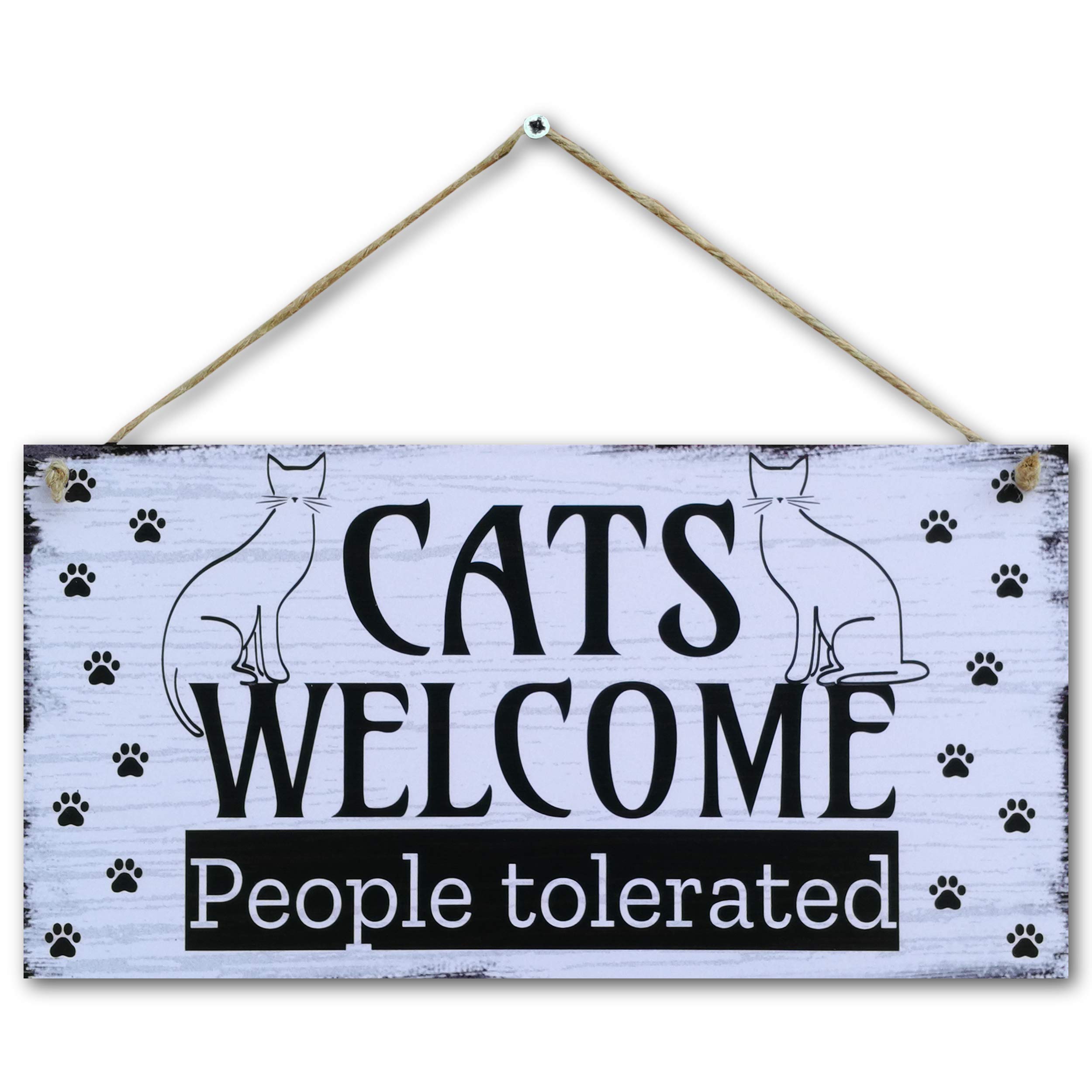 Funny Cat Welcome Sign - 6