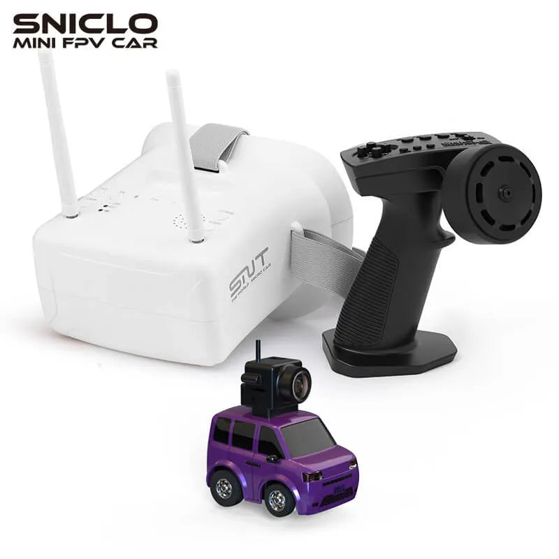 SNICLO SNT Atom Q Series 1/100 Scale Micro FPV RC Car - Ready to Run (RTR) - Indoor Racing, Backyard Drifting & FPV Adventure for Kids & Adults