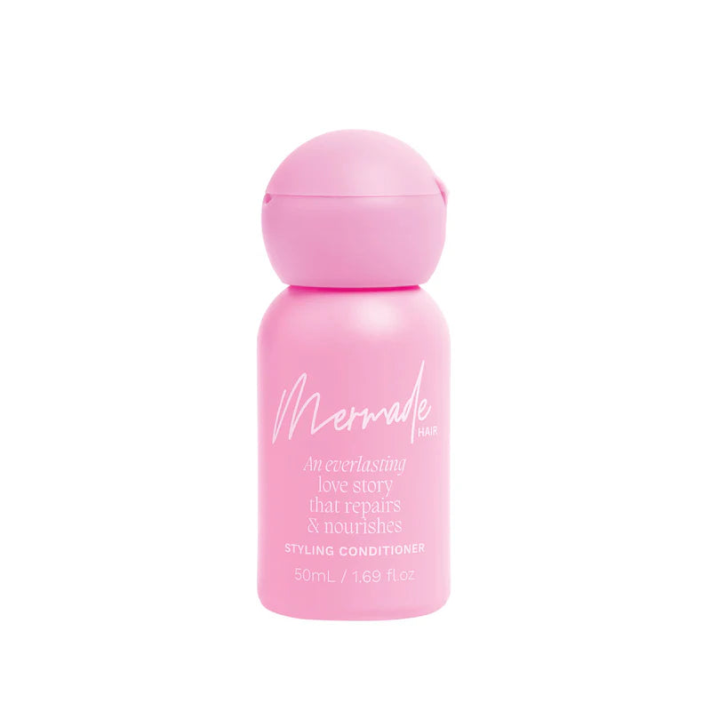 Mermade Hair Mini Styling Conditioner 50ml - Travel Size Hair Treatment for Frizz Control & Shine - Perfect for On-the-Go Styling & Daily Hair Care