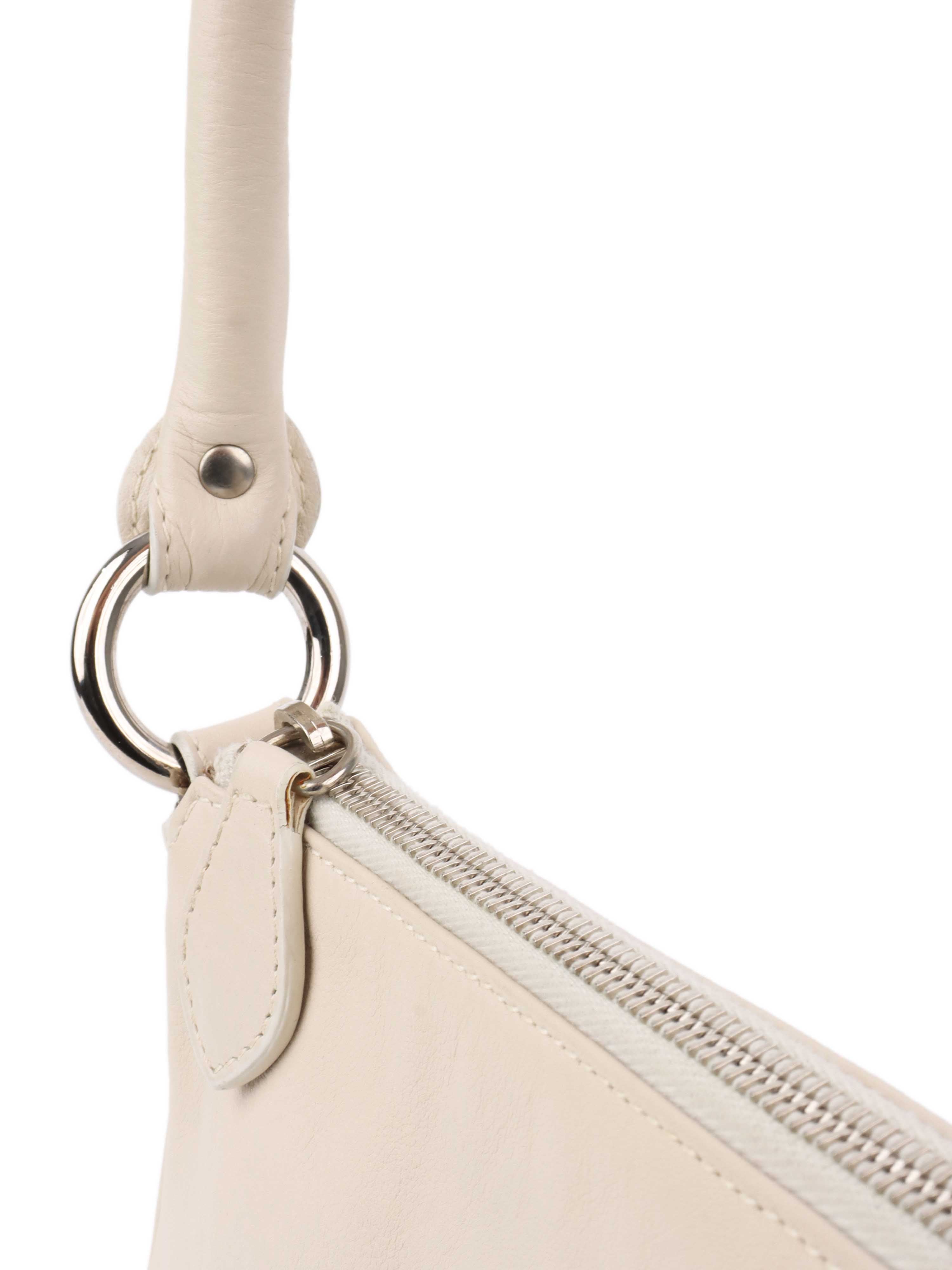 Dior White Leather Shoulder Bag for Women | Luxury Designer Handbag | Perfect for Work, Travel & Evening Events