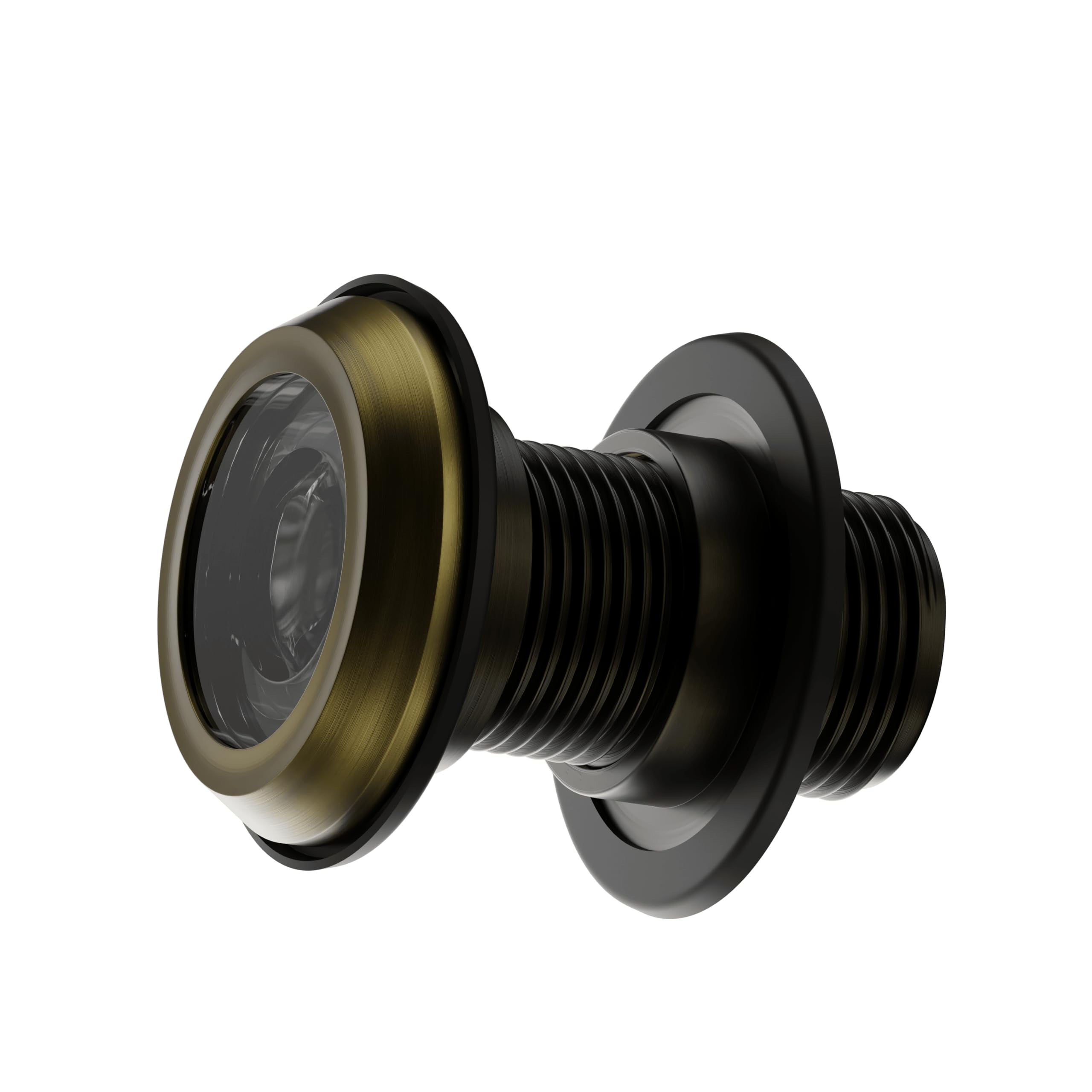 180 Degree Wide Angle Door Peephole Viewer - Clear Lens Home Security Eyehole for Front Doors & Apartments - Antique Bronze Finish (Pack of 1) | Enhance Safety for Elderly, Kids & Nighttime Visitors