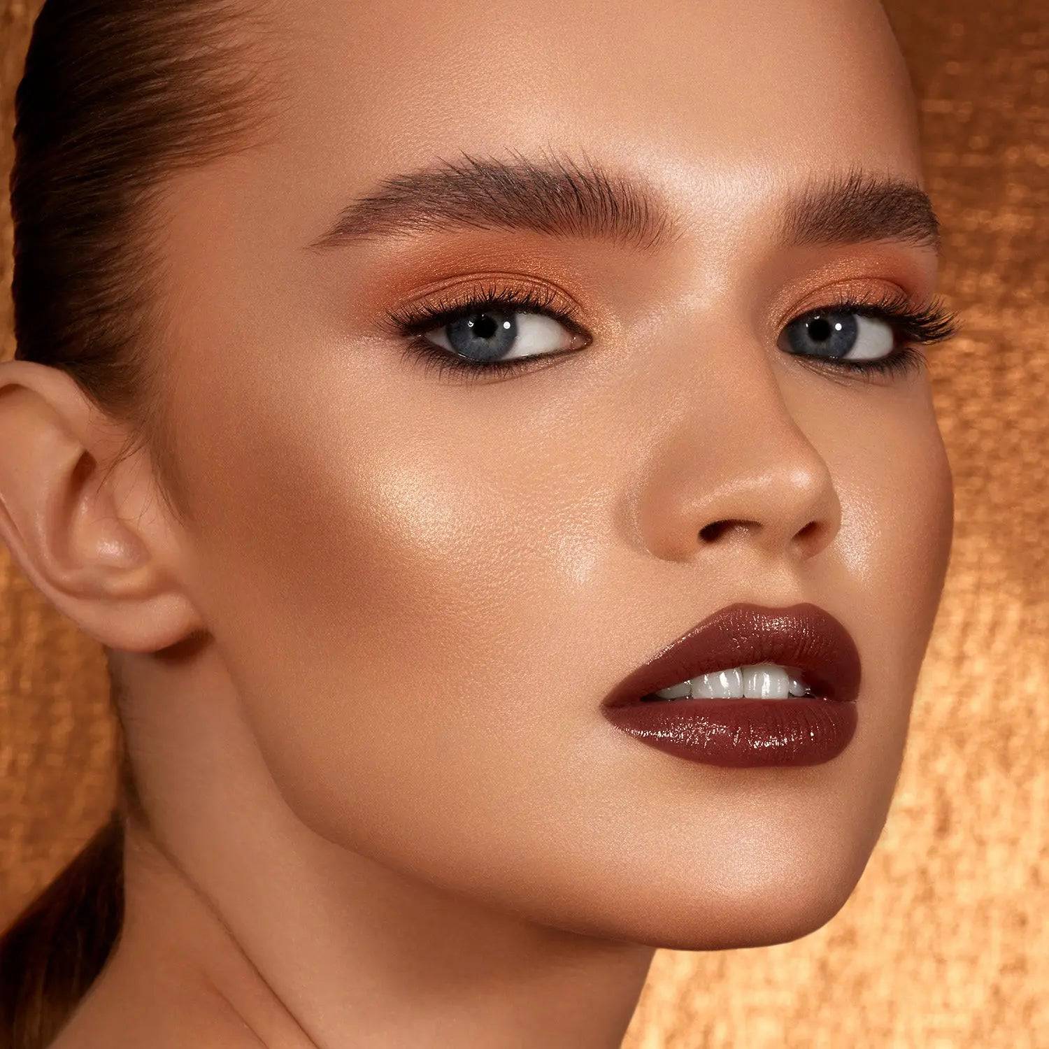Professional Bronze Cheek Palette - Matte & Shimmer Blush Contour Highlighter Kit for Natural Glow | Perfect for Everyday Makeup, Bridal Looks & Photo Shoots