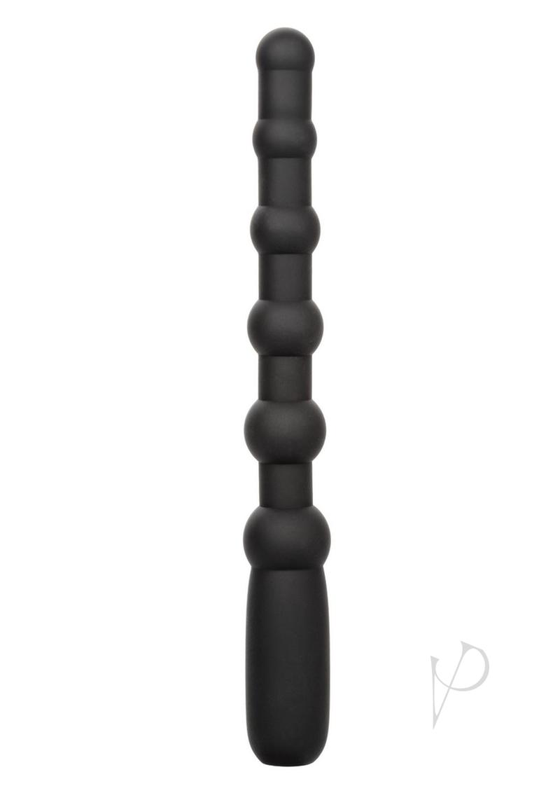 Rechargeable Silicone Anal Beads Set of 10 - Black | Adult Pleasure Toy for Couples & Solo Play | Discreet & Comfortable Design for Enhanced Intimacy