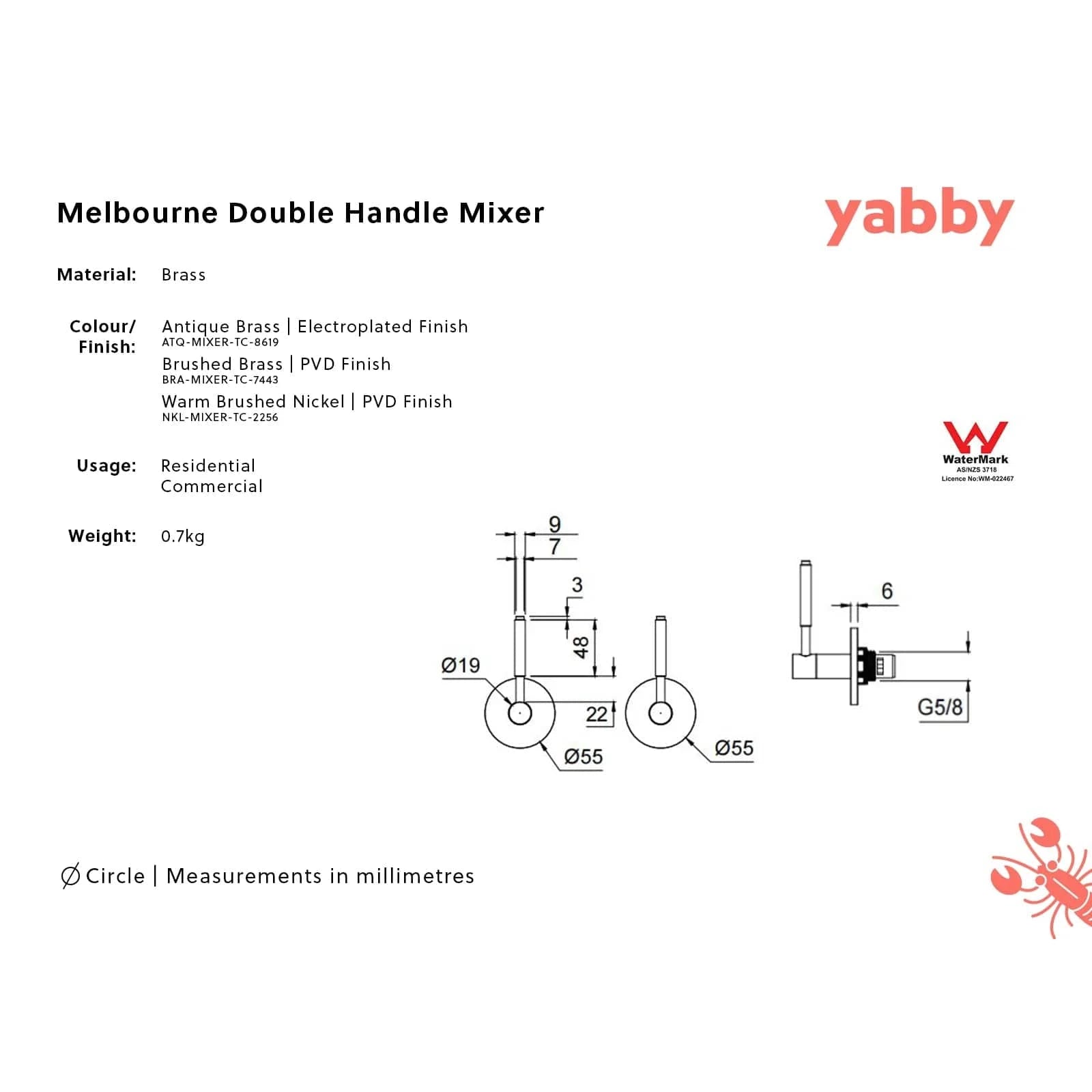 Premium Melbourne Double Handle Mixer Faucet with Warm Brushed Nickel Finish - Perfect for Modern Kitchen & Bathroom Sink Upgrade