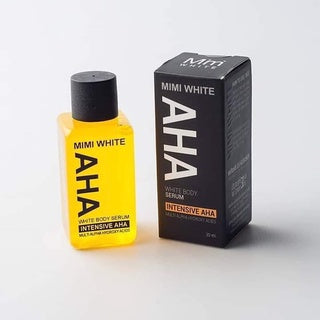 MIMI White Multi Alpha AHA Brightening Body Serum - Dark Spot Corrector for Even Skin Tone | Perfect for Daily Skincare & Summer Body Care