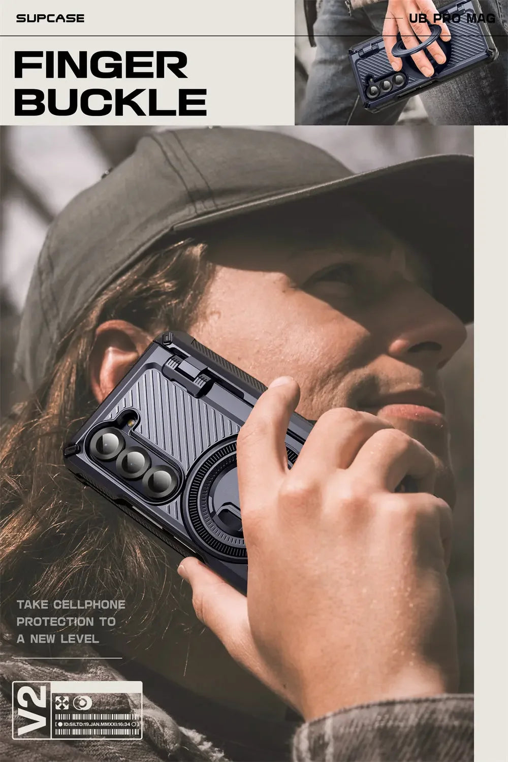 SUPCASE UB Pro Magnetic Rugged Shockproof Case for Samsung Galaxy Z Fold 6 - Heavy Duty Protection for Work, Outdoor & Travel