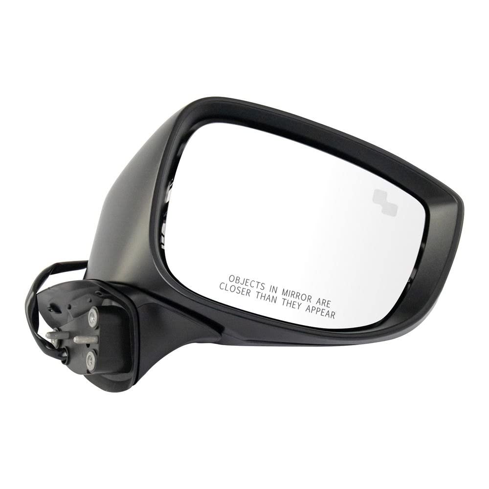 TRQ Driver & Passenger Side Mirror Set with Heating - Compatible with 2016-2017 Mazda CX-9 (MA1320196, MA1321196) - Perfect for Winter Driving & Enhanced Visibility