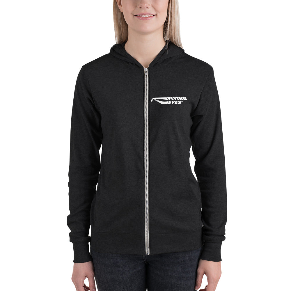 Flying Eyes Unisex Zip Up Hoodie - Stylish & Comfortable Pullover for Men & Women | Perfect for Casual Wear, Gym, and Outdoor Activities