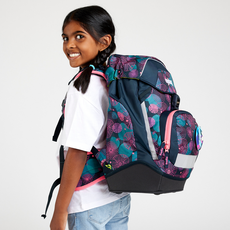 Ergobag Prime School Backpack CoralBear - Lightweight Durable Kids Backpack for Boys & Girls (2024 New Collection) - Perfect for School, Travel & Daily Use