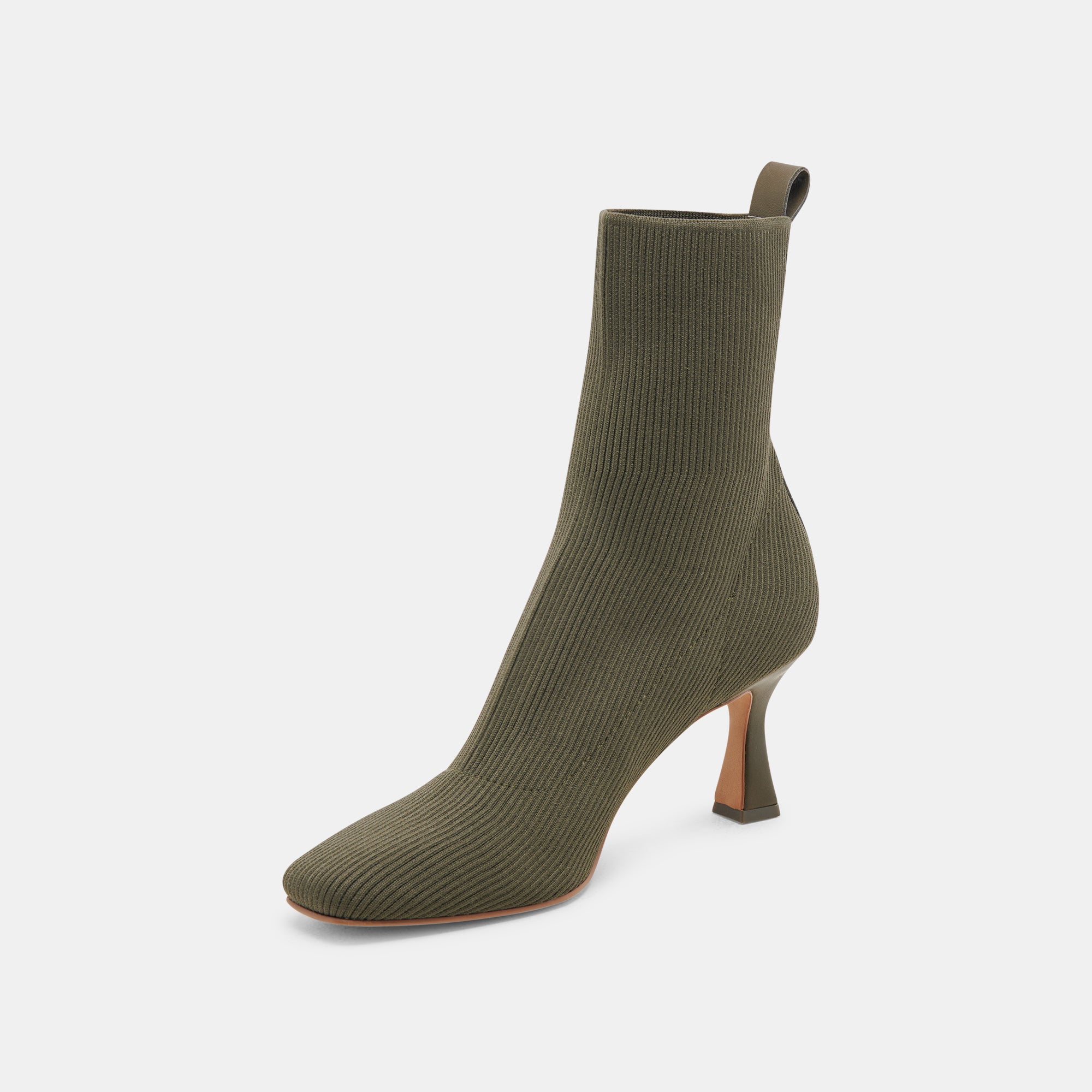 Glamor Knit Boots - Army Green Chunky Knit Boots for Women | Cozy Winter Boots, Stylish Fall & Winter Fashion, Perfect for Casual Outings & Cold Weather