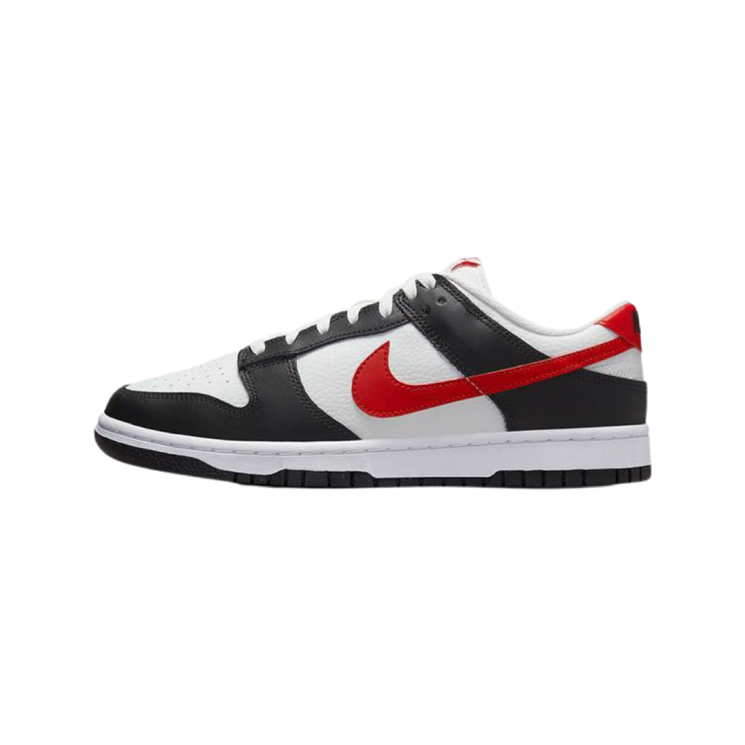 Nike Dunk Low Next Nature GS Sneakers in Smoke Grey & Crimson - Stylish & Comfortable Shoes for Kids, Perfect for School, Sports & Casual Wear