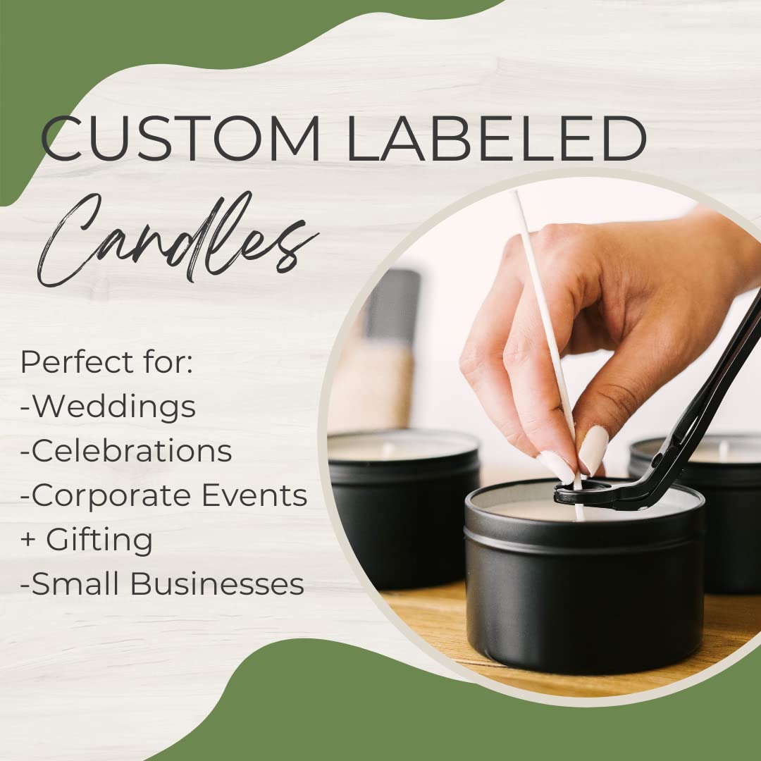 Premium 10-Pack River Birch Scented Soy Candles | All-Natural, Non-Toxic, 8oz Black Matte Tin | Choose Your Fragrance | Perfect for Home Relaxation, Spa Nights & Cozy Gift Giving