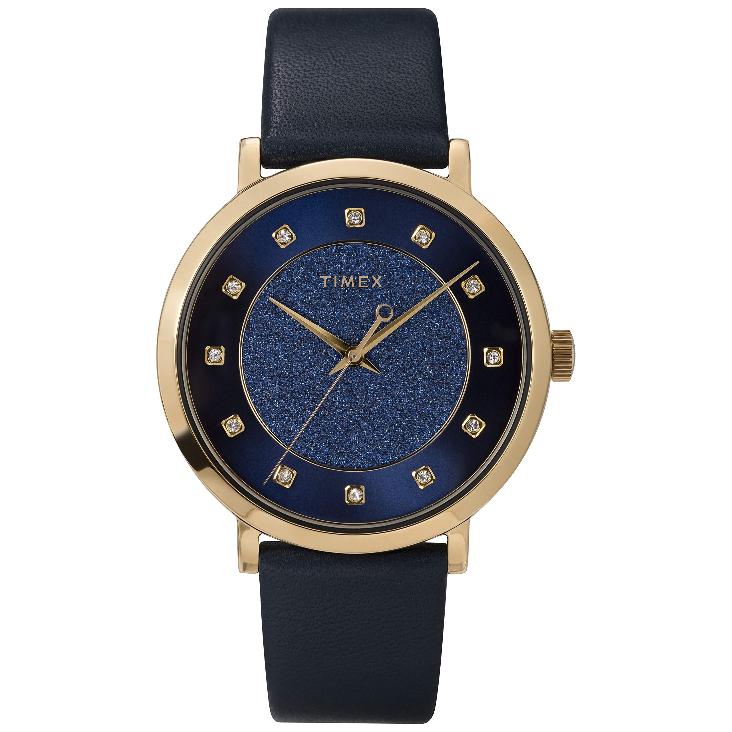 Timex Women's Celestial Crystal Watch 38mm - Elegant Dress Watch for Women