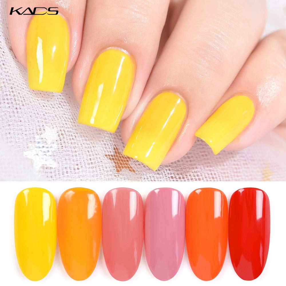 KADS Oil Jelly Nail Polish Set - 12 Colors Gel Nail Polish Kit for Manicure & Pedicure - Long Lasting, Non-Toxic, Waterproof Nail Art Design - Perfect for Home Salon, Party, Wedding & Gift Giving