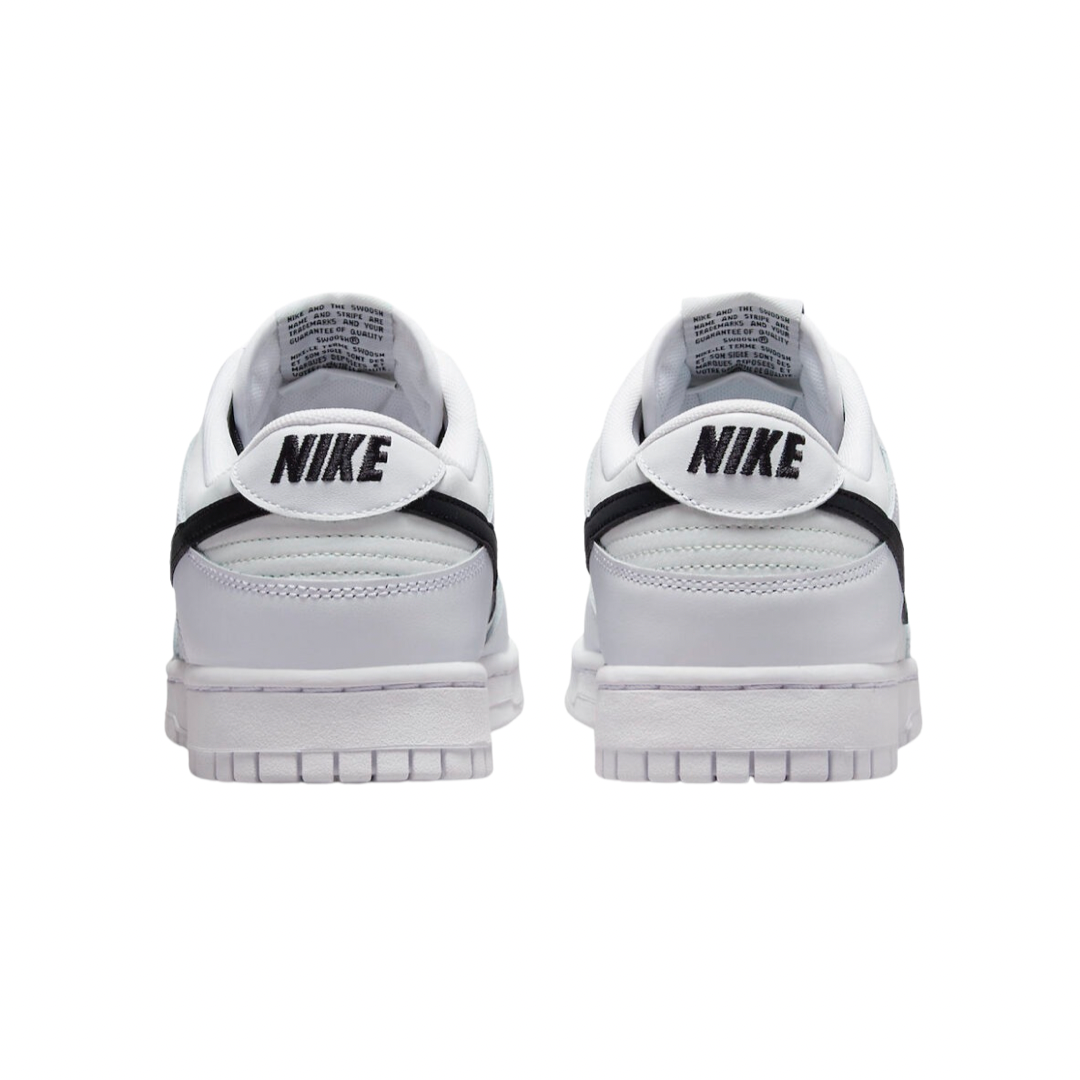 Nike Dunk Low Retro Men's Shoes - White Black Summit White Sneakers for Casual Wear & Street Style
