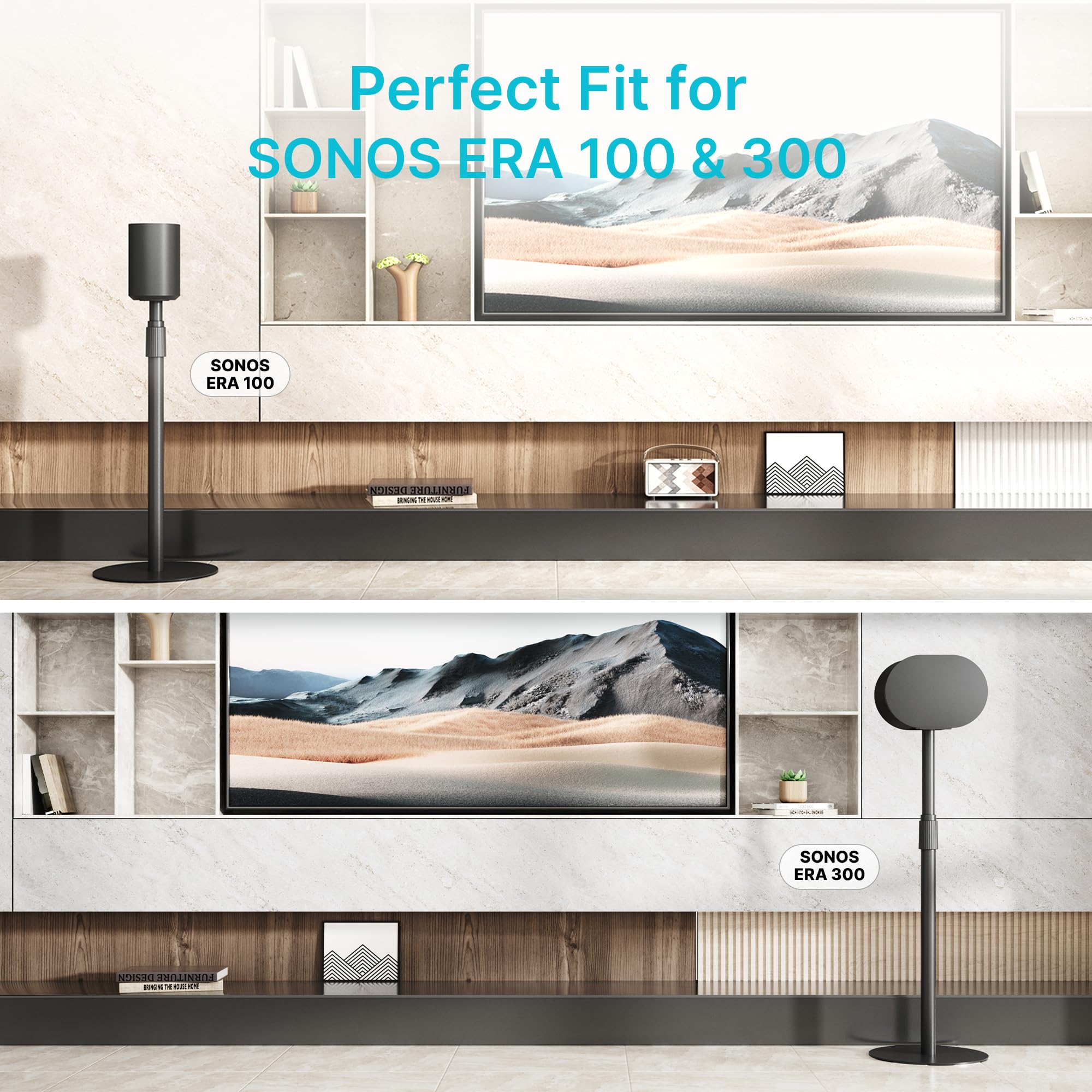 Premium Adjustable Speaker Stand for SONOS Era 300 & Era 100 - 42.6