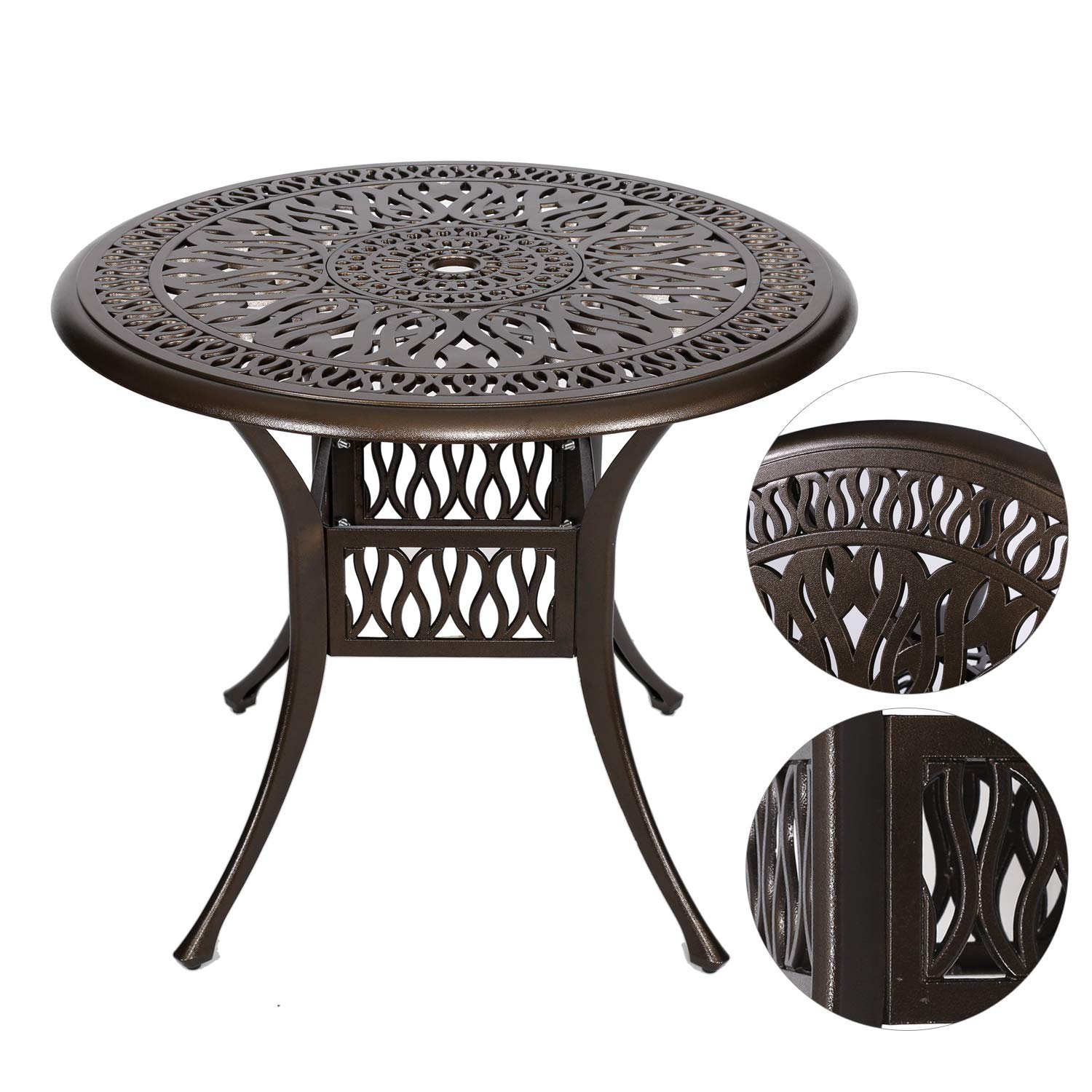YUSING 3-Piece Outdoor Patio Bistro Set - 35