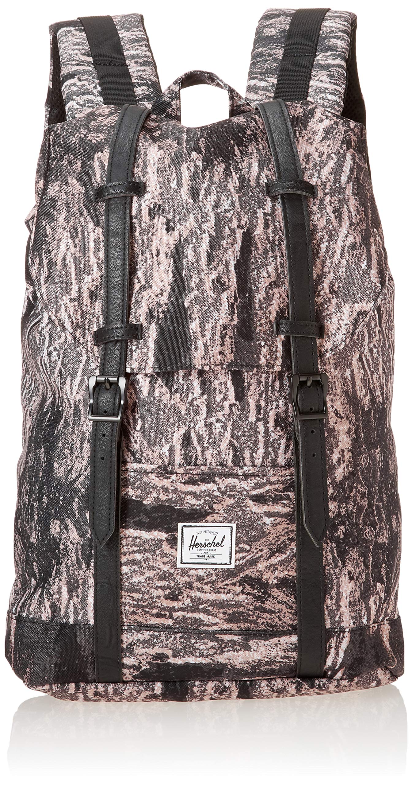 Herschel Retreat Backpack - 14.0L Mid-Volume Laptop Backpack for Men & Women, Ash Rose Desert Color - Perfect for School, Travel & Daily Commute