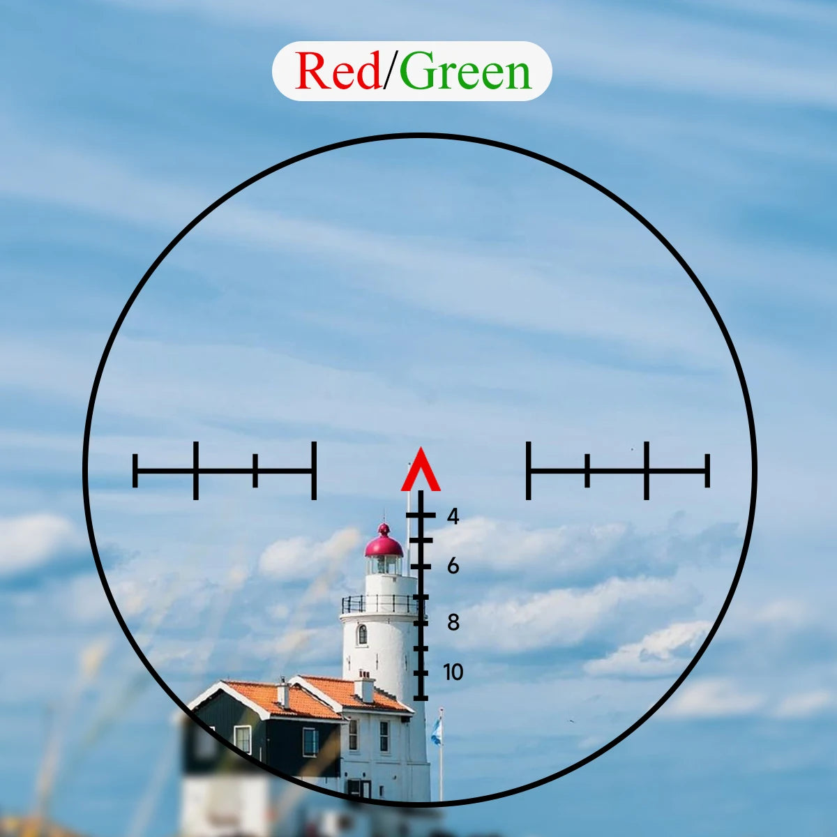 Trijicon 4x32 ACOG Scope with Red/Green Fiber Optic & Etched Reticle - Tactical Rifle Sight with RMR Red Dot for Airsoft & Hunting | Perfect for Close Quarters Combat & Long-Range Shooting