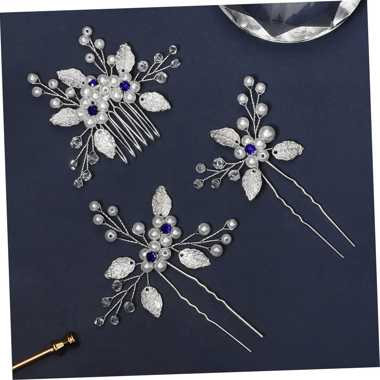 FOMIYES Elegant Leaf Hairpin for Wedding Bridal Hair Accessories - Perfect for Brides, Bridesmaids, and Special Occasions