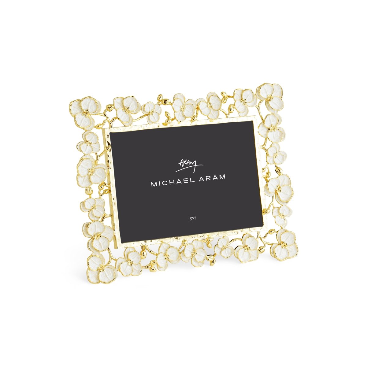 Elegant Orchid Sculpted 5x7 Photo Frame - Perfect for Wedding Photos, Home Decor & Gift Giving